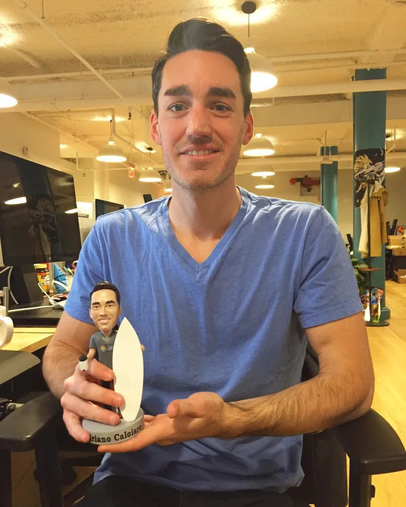 Fully Customizable 1 Person Custom Bobblehead With Engraved Text