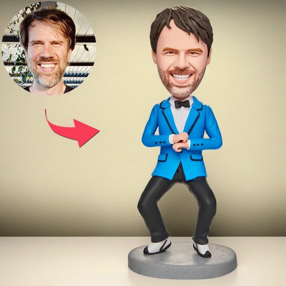 Pop Singer Custom Bobblehead With Engraved Text