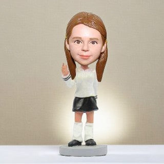 Lovely Baby Custom Bobblehead With Engraved Text