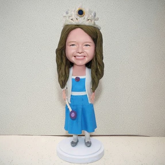 Little Princess Custom Bobblehead With Engraved Text