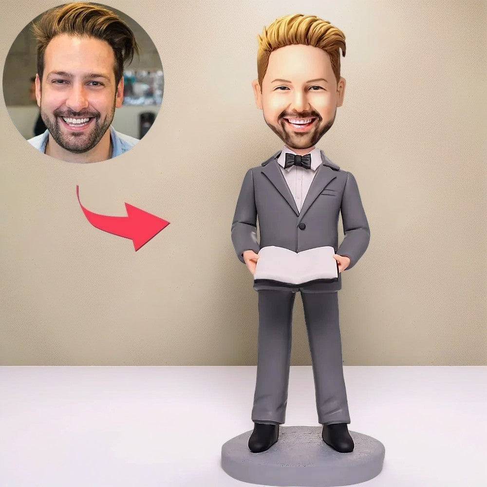 Teacher/Professor Custom Bobblehead With Engraved Text