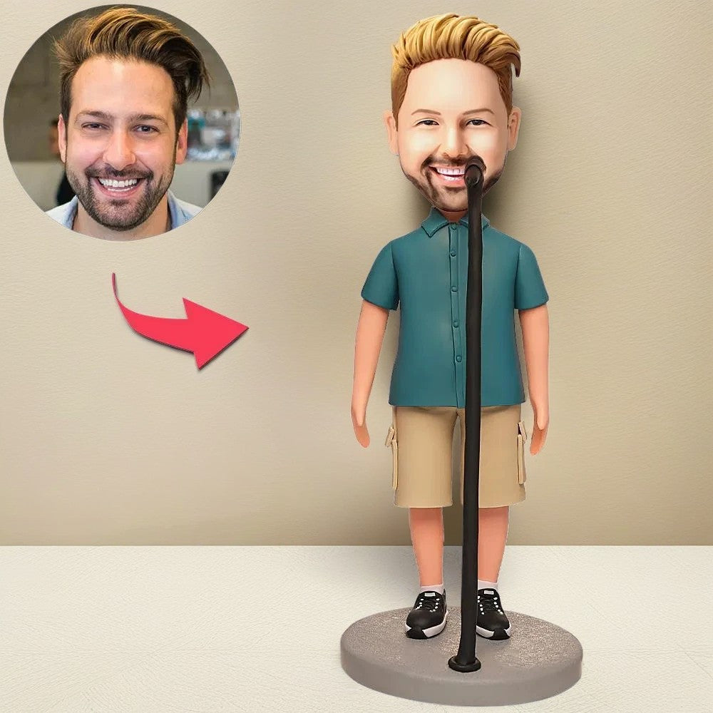 Singing Singer Custom Bobblehead