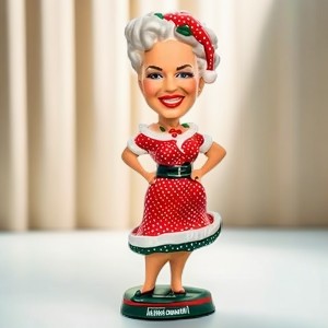 Christmas Series-custom Christmas lady Custom Bobblehead