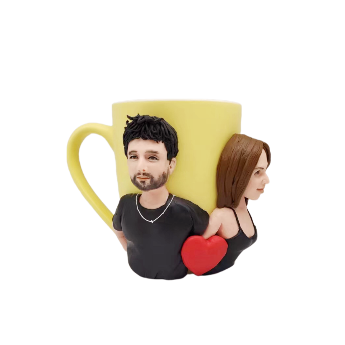 100% customized couple water cup with custom text