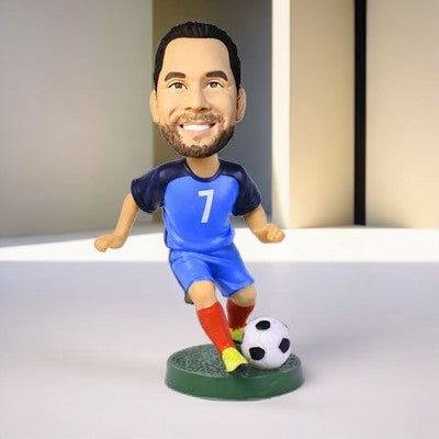 WORLD CUP FRENCH SOCCER FANS CUSTOM COMMEMORATIVE BOBBLEHEADS