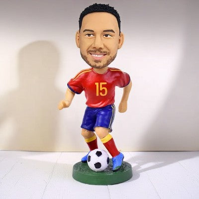 WORLD CUP SPAIN SOCCER FANS CUSTOM COMMEMORATIVE BOBBLEHEADS